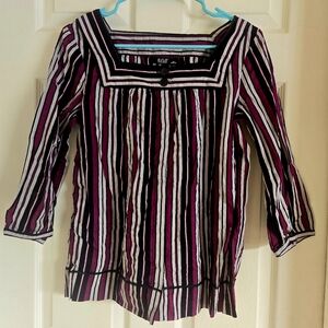 a.n.a Multicolor Striped Blouse